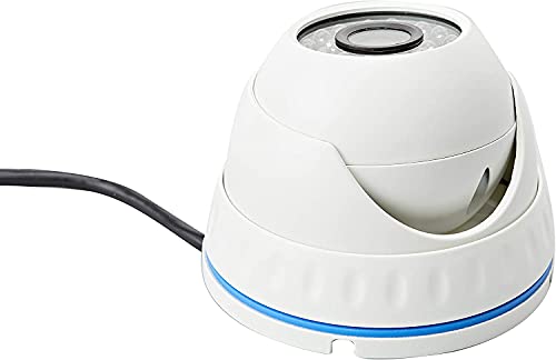 Jandei 4 in 1 Mini Dome 1080P Außen Kamera mit Infrarot-OSD-UTC, Weiß von JANDEI
