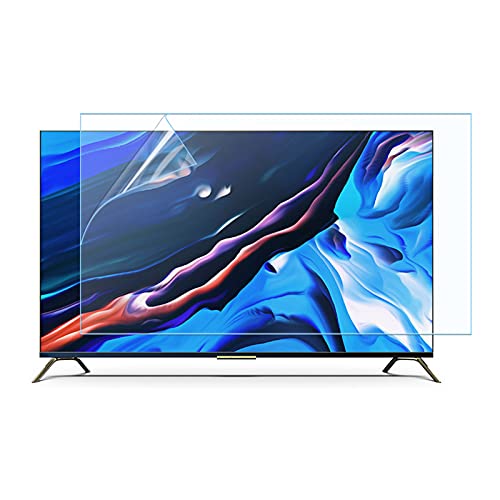 JANEFLY 32-75 Zoll Anti Glare Film TV Bildschirm, PET Blue Light Cut Schutzfolie/Anti Kratz Schutzfolie, Schützt Ihre Augen Für Sharp, Sony, Samsung, Hisense, LG Etc,55"(1211 * 682mm) von JANEFLY