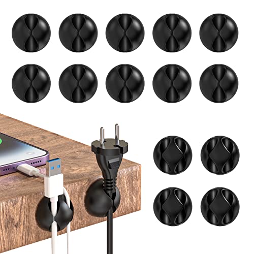 JANREAY Kabelhalter Kabelclips, 14 Packungen Mehrzweck Kabelmanagement Kabel Organizer Set für Schreibtisch, Audiokabel, Netzkabel, USB Ladekabel JANREAY Kabelhalter Kabelclips, 14 Packungen Mehrzweck Kabelmanagement Kabel Organizer Set für Schreibtisch, Audiokabel, Netzkabel, USB Ladekabel von JANREAY