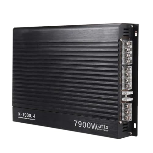 JANZU 12V 7900W Auto-Verstärker, 4-Kanal, Leistungsstarker Auto-Audio-Subwoofer, Aluminium-Fahrzeug-Stereo-Verstärker, Auto-Sound-Verstärker, Einfach zu Bedienen JANZU 12V 7900W Auto-Verstärker, 4-Kanal, Leistungsstarker Auto-Audio-Subwoofer, Aluminium-Fahrzeug-Stereo-Verstärker, Auto-Sound-Verstärker, Einfach zu Bedienen von JANZU
