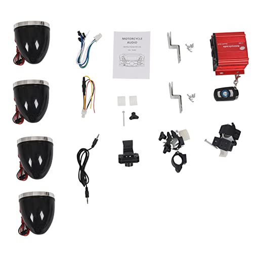 JANZU 3 Motorrad Wasserdichte Bluetooth Lautsprecher 4 Kanal Verstärker Mp3 Musik Sound Audio Stereo Amp System JANZU 3 Motorrad Wasserdichte Bluetooth Lautsprecher 4 Kanal Verstärker Mp3 Musik Sound Audio Stereo Amp System von JANZU