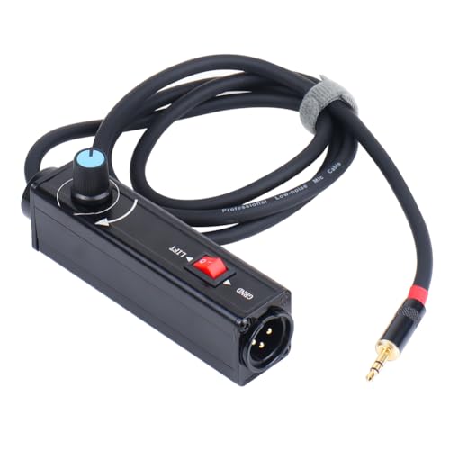 JANZU Stereo-Masseschleifen-Isolator, 3,5 mm auf XLR, Audio-Isolator, Audio-Rausch-Isolator, Rauschunterdrücker, Isolator für PC zu Mischpult JANZU Stereo-Masseschleifen-Isolator, 3,5 mm auf XLR, Audio-Isolator, Audio-Rausch-Isolator, Rauschunterdrücker, Isolator für PC zu Mischpult von JANZU