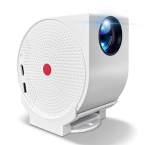 JANZU TYP C 4K 400ANSI Mini-Projektor mit WLAN und Bluetooth, BT5.2 4K Film- und Videoprojektor mit 270° Drehbarem EU-STECKER JANZU TYP C 4K 400ANSI Mini-Projektor mit WLAN und Bluetooth, BT5.2 4K Film- und Videoprojektor mit 270° Drehbarem EU-STECKER von JANZU