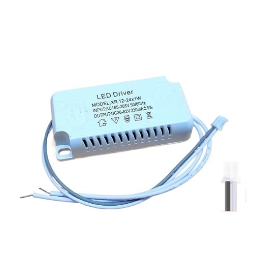 JAQVCTSC LED-Deckenleuchte, Konstantstrom-Netzteil-Controller, Kristallleuchter für Esszimmer, Vorschaltgerät, 36 W50 W (12-24 W) von JAQVCTSC