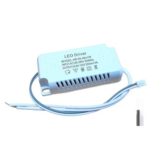 JAQVCTSC LED-Deckenleuchte, Konstantstrom-Netzteil-Controller, Kristallleuchter für Esszimmer, Vorschaltgerät, 36 W50 W (25-40 W) von JAQVCTSC