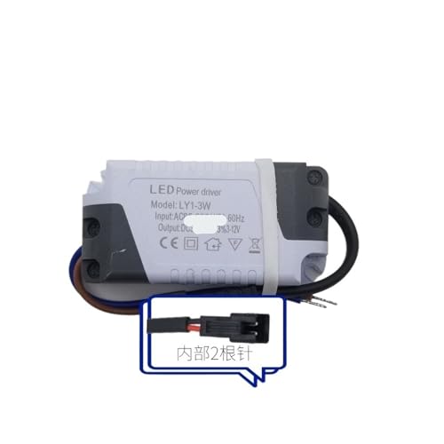 JAQVCTSC LED-Treiber, Downlight, Spot, Treiber, Stromversorgung Deckenleuchte, Vorschaltgerät, 1 – 3 W4 – 7 W (1 – 3 W Mother's Head) von JAQVCTSC