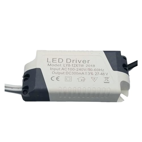 JAQVCTSC LED-Treiber, Downlight, Spot, Treiber, Stromversorgung Deckenleuchte, Vorschaltgerät, 1 – 3 W4 – 7 W (18 – 30 W TCMale Head 750 mA) von JAQVCTSC