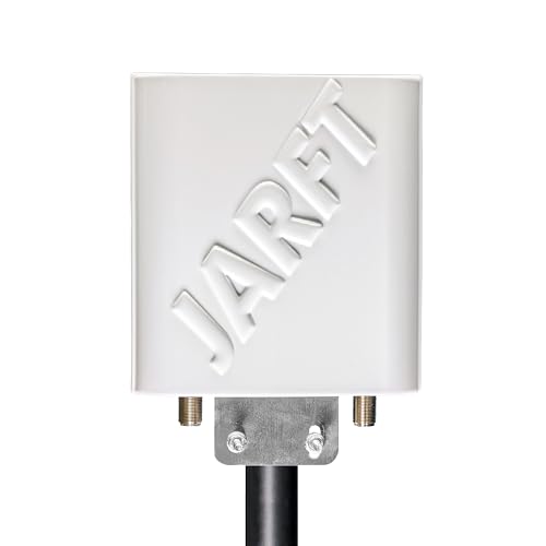 JARFT J4GMB-12 LTE Antenne - 12dBi Multiband 4G Rundstrahlantenne inkl. 10m Kabel - Wetterfeste Außenantenne passend für LTE Router von JARFT