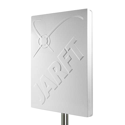 JARFT J4GMB-14 LTE Richtantenne inkl. 10m Kabel - Wetterfeste LTE Außenantenne, 14dBi Leistungsgewinn, Multiband, passend für LTE Router von JARFT