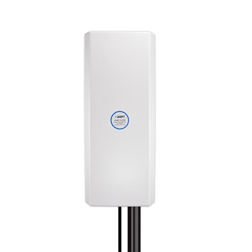 JARFT J5GMB-14-OMPA 5G Richtantenne inkl. 10m Antennenkabel - 14dBi, LTE / 5G Außenantenne, 2x2 MIMO, passend zu vielen 5G Router Modellen von JARFT
