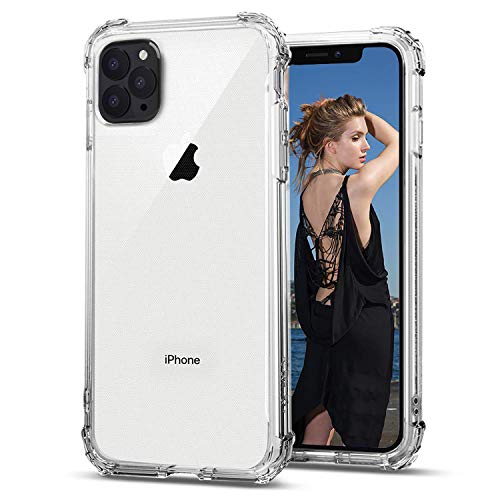 JASBON Clear Hülle für iPhone 12,12 Pro Hülle, Crystal Shockproof Hülle Transparent Protection Handyhülle für iPhone 12,Case for iPhone 12 Pro 6.1 inch 2020-Clear von JASBON