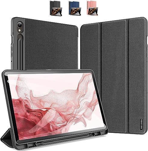 JASUBAI for Galaxy Tab S9 Ultra Case 14.6-inch/S9 Plus/S9, Slim Stand Soft Back Shell Shockproof Protective Cover S Pen Holder for Samsung Galaxy Tab S9 Ultra (Tab S9,Schwarz) von JASUBAI