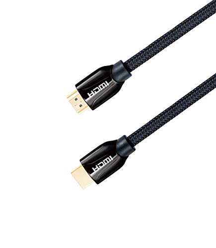 JAVEX HDMI-Kabel aus reinem Kupfer, Metallstecker, geflochtener Nylonschutz, 4K bei 60 Hz, 18 Gpbs, 3 M (10 ft) von JAVEX