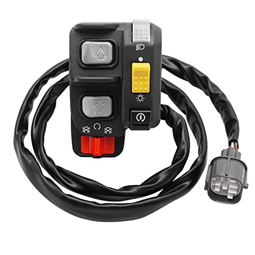Kompatibel mit Honda Rancher 350 ES 2000-2005 Elektrischer Lenkersteuerschalter Start Kill Stop Scheinwerfer Switch für Honda Rancher 400 2004-2007, OEM # 35200-HN7-003 35020-HN5-A10 Kompatibel mit Honda Rancher 350 ES 2000-2005 Elektrischer Lenkersteuerschalter Start Kill Stop Scheinwerfer Switch für Honda Rancher 400 2004-2007, OEM # 35200-HN7-003 35020-HN5-A10 von JAVIK