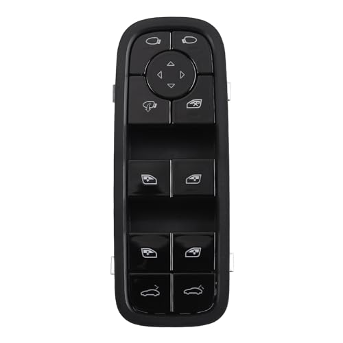 Fensterheberschalter Vorne links Kompatibel für Porsche Panamera 2016-2023 Auto Fenster Schalter Elektrischer Fensterheberm, 16-Polig Master Power Fensterheber Schalter 971959858 C 971959858C von JAWSEU