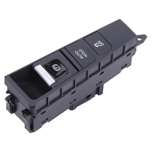 JAWSEU Schalter Handbremse Bedieneinheit Mittelkonsole für VW PASSAT 36 3C B7 CC Motor Start Stop Schalter Handbremsknopfhalter Knopf Multifunktionsschalter Parkbremse Schalter 3AB927137, 3AD927137 von JAWSEU