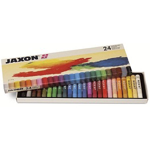 JAXON 47424 Ölkreide farbsortiert 24 St. von JAXON