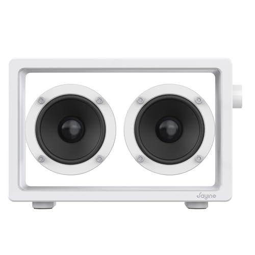 JAYINE Tragbarer Bluetooth-Lautsprecher, 16 W, minimalistische Lautsprecher, Bluetooth, kabellos, laut, HD kraftvoller Sound und breite Kompatibilität, V5.3 für drinnen und draußen, Weiß JAYINE Tragbarer Bluetooth-Lautsprecher, 16 W, minimalistische Lautsprecher, Bluetooth, kabellos, laut, HD kraftvoller Sound und breite Kompatibilität, V5.3 für drinnen und draußen, Weiß von JAYINE
