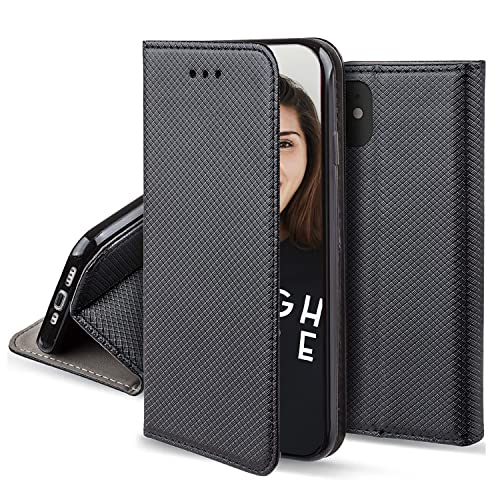 Jaym - Schwarze Bookstyle Tasche kompatibel mit [Samsung Galaxy S24 Ultra] - Magnetverschluss - Kino Stand Funktion - Kartenaufbewahrung inklusive von JAYM