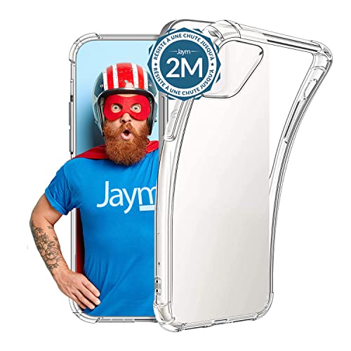 JAYM - Verstärkte Schutzhülle für Pixel 9a – weich und robust – zertifiziert bis 2 m Fallschutz – transparent JAYM - Verstärkte Schutzhülle für Pixel 9a – weich und robust – zertifiziert bis 2 m Fallschutz – transparent von JAYM