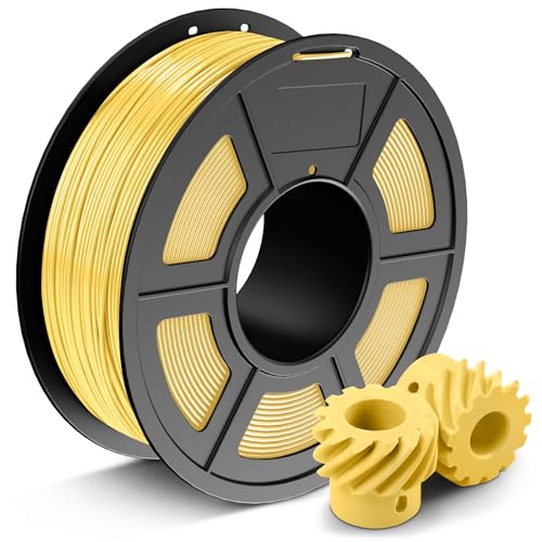 JAYO ABS Filament 1.75mm, Einfach ABS 3D Drucker Filament mit Niedriger Drucktemperatur, Kein Druckergehäuse Erforderlich, Starkes ABS Filament Maßgenauigkeit +/- 0.02mm, 1KG Spule(2.2LB),Zitronengelb von JAYO