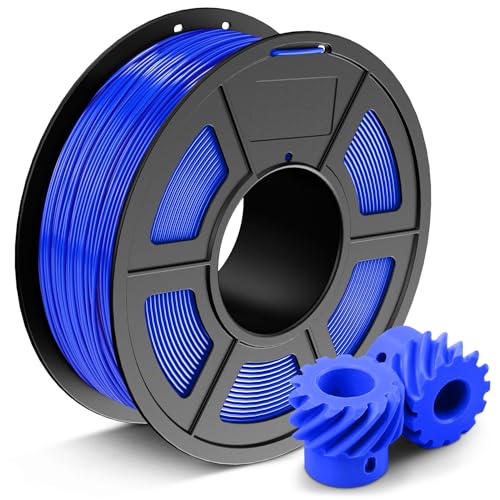 JAYO ABS Filament 1.75mm, Einfach ABS 3D Drucker Filament mit Niedriger Drucktemperatur, Kein Druckergehäuse Erforderlich, Starkes ABS Filament Maßgenauigkeit +/- 0.02mm, 1KG Spule(2.2LB), Blau von JAYO