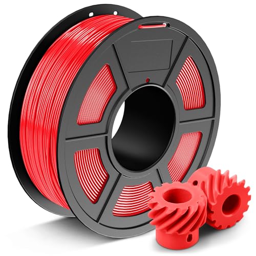 JAYO ABS Filament 1.75mm, Einfach ABS 3D Drucker Filament mit Niedriger Drucktemperatur, Kein Druckergehäuse Erforderlich, Starkes ABS Filament Maßgenauigkeit +/- 0.02mm, 1KG Spule(2.2LB), Rot von JAYO