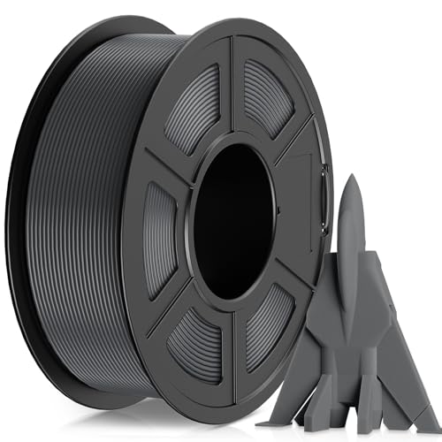 JAYO Hohe Geschwindigkeit PLA Filament 1.75mm, PLA 3D Drucker Filament für Schnelles Drucken bis 600mm/s, Hohe Fließfähige PLA Filament Maßgenauigkeit +/- 0.02mm, 1.1KG Spule(2.42 LBS), Grau von JAYO