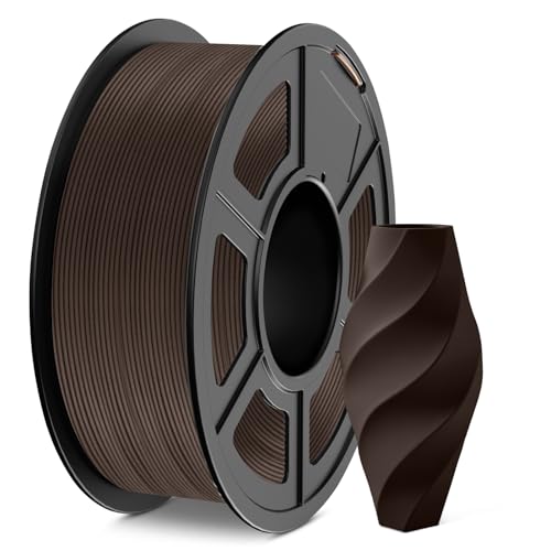 JAYO PLA Holz Filament 1,75 mm Walnussholz, Echtes Holz PLA 3D Drucker Filament, Holzstruktur, mit 15% Holzfasern, 1,1 kg Spule, Maßgenauigkeit +/- 0,02 mm von JAYO