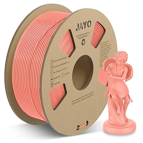 JAYO PLA Meta Filament 1.75mm, 3D Drucker Filament PLA Meta, 1.1kg Spulen, Meta PLA Rosa, Gute Zähigkeit, Glattere Extrusion, Geeignet für Schnelles Drucken, Maßgenauigkeit +/- 0.02 von JAYO