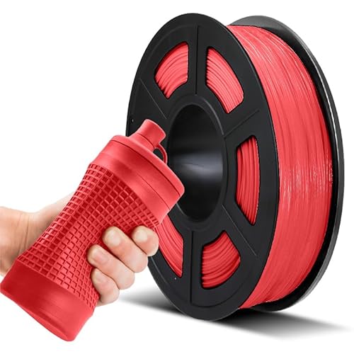 JAYO TPU Flexibles Filament 1,75 mm, 3D-Drucker-Filament, Maßgenauigkeit +/- 0,03 mm, 0,5 kg Spule, 1,75 mm, TPU Rot JAYO TPU Flexibles Filament 1,75 mm, 3D-Drucker-Filament, Maßgenauigkeit +/- 0,03 mm, 0,5 kg Spule, 1,75 mm, TPU Rot von JAYO