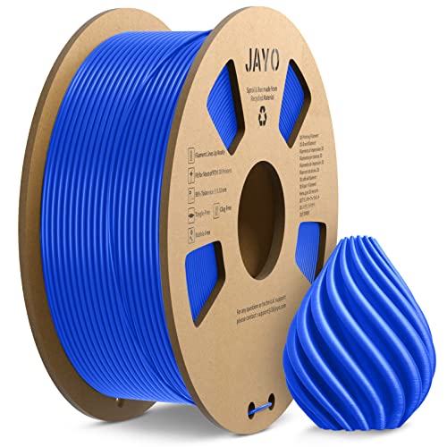PETG Filament 1.75mm, JAYO 3D Drucker Filament PETG, Neatly Wound Filament, Maßgenauigkeit +/- 0.02mm, 1.1 kg Spule(2.42 LBS), PETG Blau von JAYO