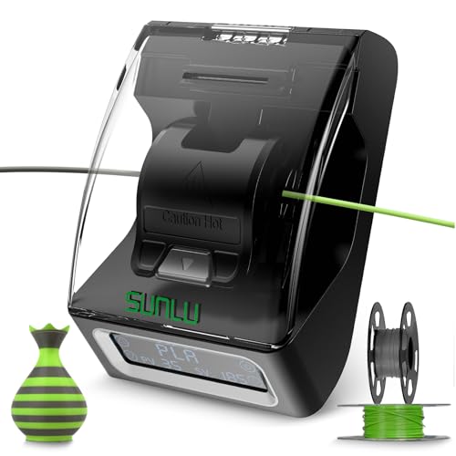SUNLU Filament Connector, bis zu 240°C, einfach zu bedienen Filament Schweißer Splicer für 3D Drucker, Filament Fuser Joiner für PLA/ABS/PETG/TPU 1,75 mm Filamente, Paket mit 200 Stück PTFE-Hülsen SUNLU Filament Connector, bis zu 240°C, einfach zu bedienen Filament Schweißer Splicer für 3D Drucker, Filament Fuser Joiner für PLA/ABS/PETG/TPU 1,75 mm Filamente, Paket mit 200 Stück PTFE-Hülsen von JAYO