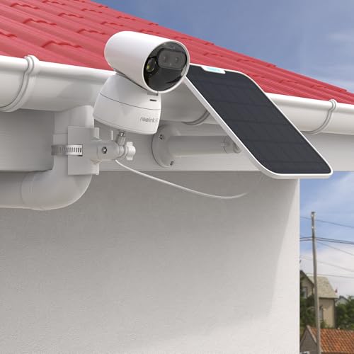 JAYOBGO Kamerahalterungsadapter für Reolink Argus Track 4K PTZ Solar Sicherheitskamera, Außenpolhalterung Solarpanel Dachrinnenhalterung für Reolink Wireless Kamera JAYOBGO Kamerahalterungsadapter für Reolink Argus Track 4K PTZ Solar Sicherheitskamera, Außenpolhalterung Solarpanel Dachrinnenhalterung für Reolink Wireless Kamera von JAYOBGO
