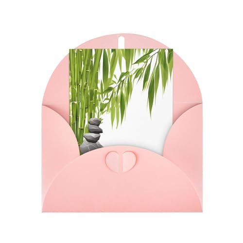Hochwertige Grußkarten mit Perlglanz-Motiv und rosa Umschlägen, schimmernde Geburtstags-, Weihnachts- und Hochzeitskarten, innen blanko. von JAYWIS