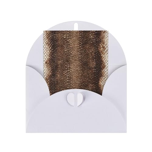 Hochwertige Perlglanz-Grußkarten mit Schlangenhaut-Druck, mit weißen Umschlägen, schimmernde Geburtstags-, Weihnachts- und Hochzeitskarten, innen blanko. Hochwertige Perlglanz-Grußkarten mit Schlangenhaut-Druck, mit weißen Umschlägen, schimmernde Geburtstags-, Weihnachts- und Hochzeitskarten, innen blanko. von JAYWIS