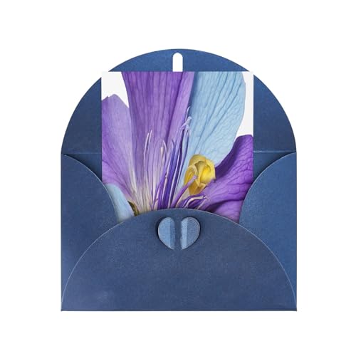 Hochwertige Perlglanz-Grußkarten mit blauen Umschlägen, schimmernde Geburtstags-, Weihnachts- und Hochzeitskarten, innen blanko. Hochwertige Perlglanz-Grußkarten mit blauen Umschlägen, schimmernde Geburtstags-, Weihnachts- und Hochzeitskarten, innen blanko. von JAYWIS