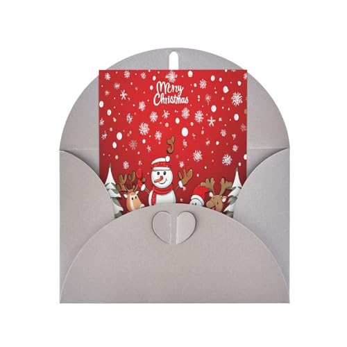 Hochwertige Perlglanz-Grußkarten mit grauen Umschlägen, schimmernde Geburtstags-, Weihnachts- und Hochzeitskarten, innen blanko. von JAYWIS