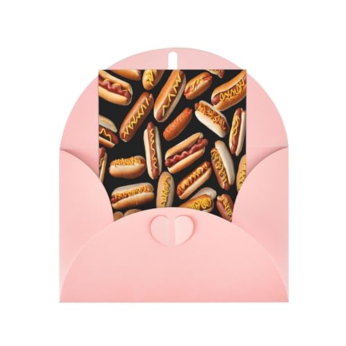 Hochwertige Perlglanz-Grußkarten mit rosa Umschlägen, schimmernde Geburtstags-, Weihnachts- und Hochzeitskarten, innen blanko. von JAYWIS