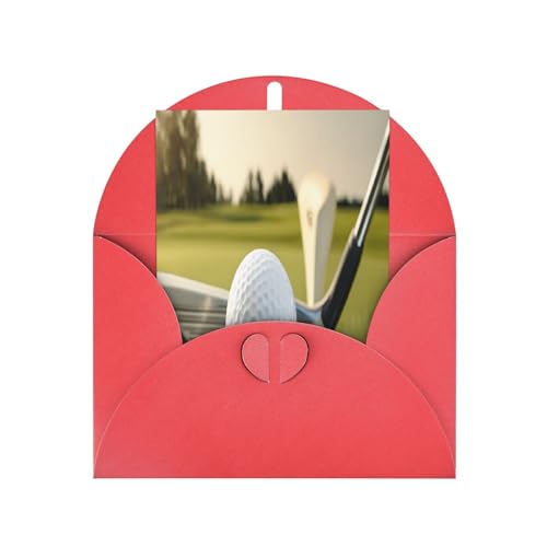 Premium-Grußkarten mit Golfball-Druck, Perlglanz, mit roten Umschlägen, schimmernde Geburtstags-, Weihnachts- und Hochzeitskarten, innen blanko. Premium-Grußkarten mit Golfball-Druck, Perlglanz, mit roten Umschlägen, schimmernde Geburtstags-, Weihnachts- und Hochzeitskarten, innen blanko. von JAYWIS