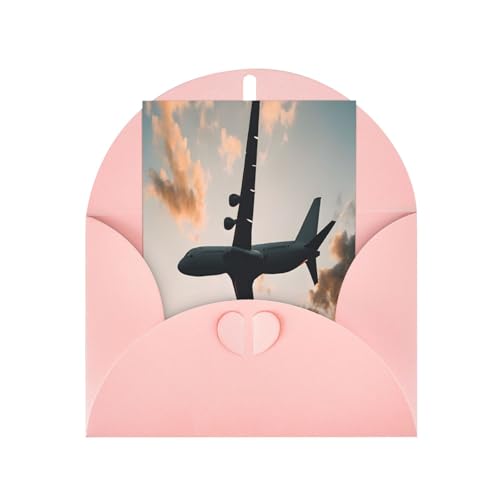 Premium-Grußkarten mit Perlglanz, mit rosa Umschlägen, schimmernde Geburtstags-, Weihnachts- und Hochzeitskarten, innen blanko. Premium-Grußkarten mit Perlglanz, mit rosa Umschlägen, schimmernde Geburtstags-, Weihnachts- und Hochzeitskarten, innen blanko. von JAYWIS