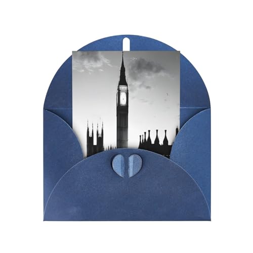 Premium-Grußkarten mit Perlglanz-Aufdruck und blauen Umschlägen, schimmernde Geburtstags-, Weihnachts- und Hochzeitskarten, innen blanko. Premium-Grußkarten mit Perlglanz-Aufdruck und blauen Umschlägen, schimmernde Geburtstags-, Weihnachts- und Hochzeitskarten, innen blanko. von JAYWIS