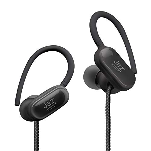 JAZ Nu Jazz kabelgebundene Kopfhörer mit ergonomischen Bügeln, integriertem Mikrofon, Tasten zum Annehmen/Beenden von Anrufen und Lautstärkeregler JAZ Nu Jazz kabelgebundene Kopfhörer mit ergonomischen Bügeln, integriertem Mikrofon, Tasten zum Annehmen/Beenden von Anrufen und Lautstärkeregler von JAZ