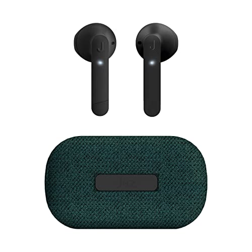 JAZ SBS TWS Chane Ohrhörer mit Textil-Ladepad, kabelloses Headset mit HD-Mikrofon, kabellose Ohrhörer mit ENC-Geräuschunterdrückung, inkl. USB-C-Ladekabel JAZ SBS TWS Chane Ohrhörer mit Textil-Ladepad, kabelloses Headset mit HD-Mikrofon, kabellose Ohrhörer mit ENC-Geräuschunterdrückung, inkl. USB-C-Ladekabel von JAZ