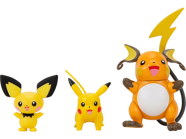 JAZWARES Pokémon - Select Entwicklungs Multipack Pichu. Pikachu & Raichu Spielset JAZWARES Pokémon - Select Entwicklungs Multipack Pichu. Pikachu & Raichu Spielset von JAZWARES