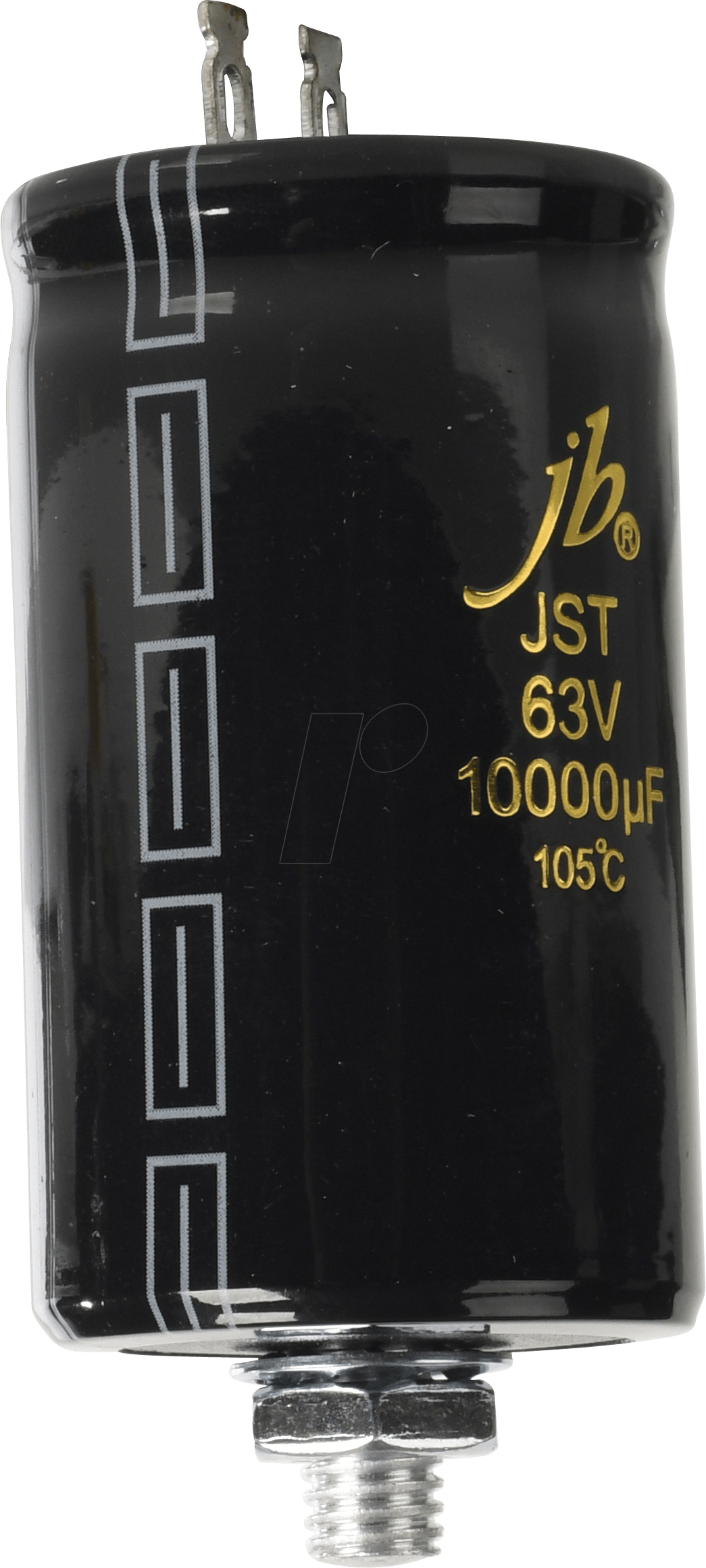 10.000/63M8 - Becher-Elko, radial, 10 mF, 63 V, 105°C, 20% von JB CAPACITORS