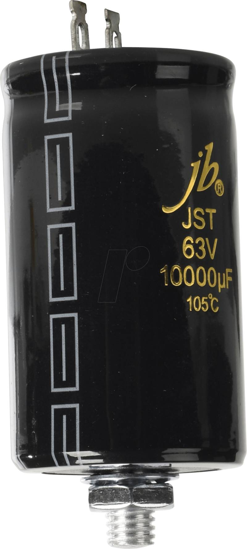 10.000/63M8 - Becher-Elko, radial, 10 mF, 63 V, 105°C, 20% von JB CAPACITORS
