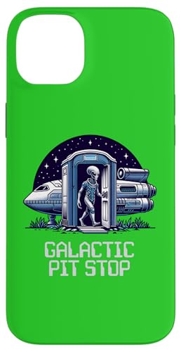 Galactic Pit Stop Alien Porta Töpfchen lustig Hülle für iPhone 14 Plus Galactic Pit Stop Alien Porta Töpfchen lustig Hülle für iPhone 14 Plus von JB's Humor Shop