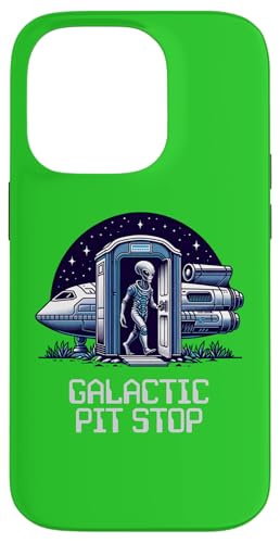 Galactic Pit Stop Alien Porta Töpfchen lustig Hülle für iPhone 14 Pro Galactic Pit Stop Alien Porta Töpfchen lustig Hülle für iPhone 14 Pro von JB's Humor Shop