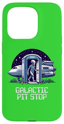 Galactic Pit Stop Alien Porta Töpfchen lustig Hülle für iPhone 15 Pro Galactic Pit Stop Alien Porta Töpfchen lustig Hülle für iPhone 15 Pro von JB's Humor Shop